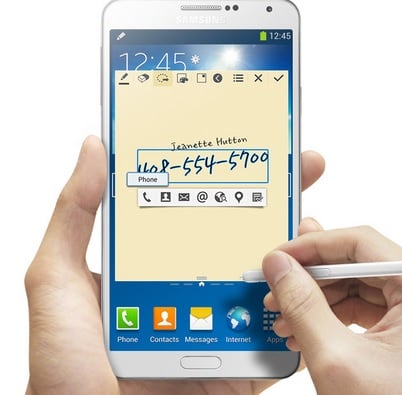 Action Memo On Samsung Galaxy Note 4
