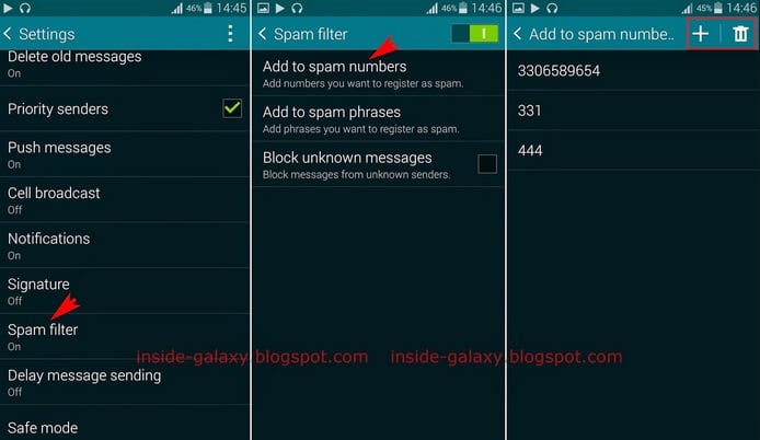 Block Spam SMS or MMS Messages On Samsung Galaxy Note 4