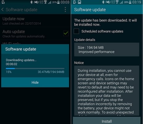 Performance Issues On Samsung Galaxy S5