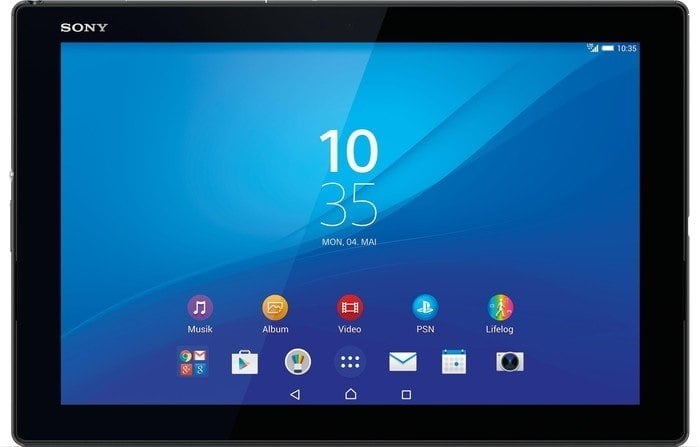 Sony Xperia Z4 Tablet- www.notebookcheck.net