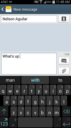 Galaxy Note 4 Autocorrect Keyboards issue