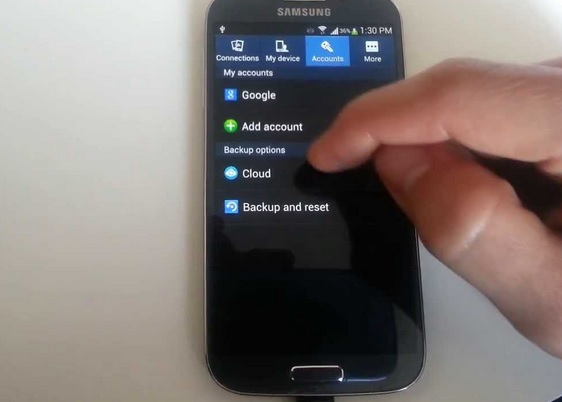 How to Delete Email Account from Gmail app on Galaxy S4