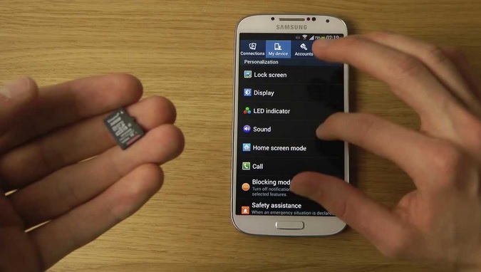 How to Fix Galaxy S4 SD card issue