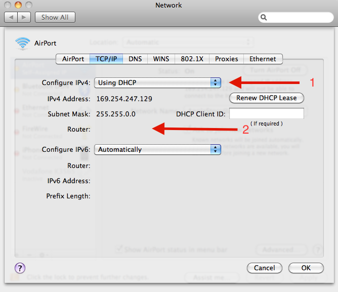 So beheben Sie das allgemeine Verbindungs-WLAN-Problem: Selbst zugewiesene IP-Adresse auf dem MacBook