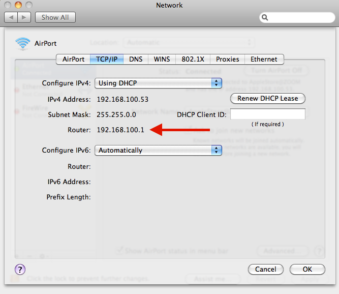 how do i remove self assigned ip address mac