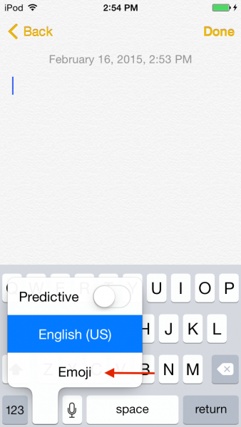 How to Add Emoji keyboard on iPhone
