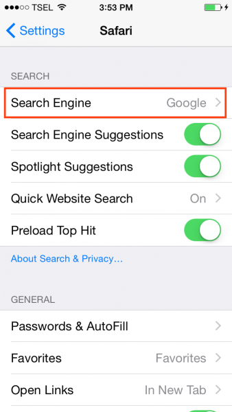 How to Change Search Engine Safari on iPhone