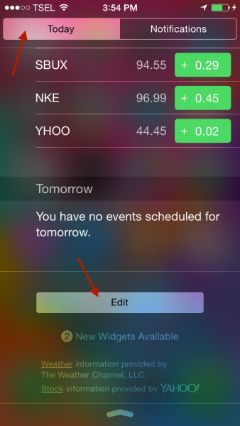 How to Add Widgets in Notification Center iPhone