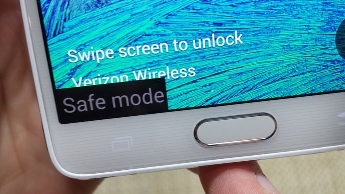 Samsung Galaxy S5 Rear Speaker_safe mode