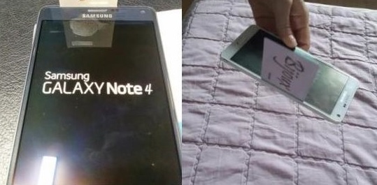 Eine Lücke in Galaxy Note 4