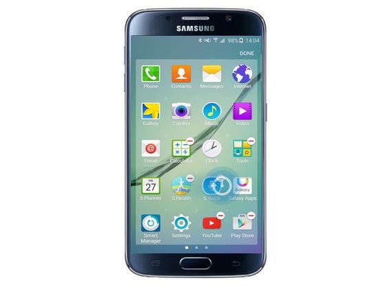 Arbeiten Sie mit dem Bildschirm Galaxy S6 und S6 Edge Apps