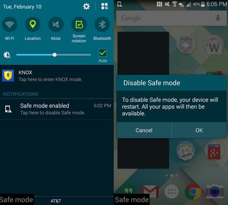 Galaxy Note 4 Battery Life Issue_safe mode
