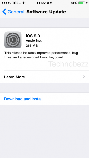 Get iOS 8.3 update for your iOS Device Now