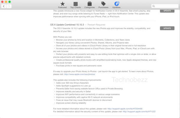 Obtenga OS X 10.10.3 para su Mac ahora