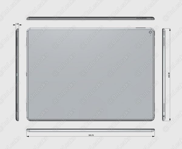 Aufgeregt dafür: Durchgesickertes iPad Pro-Schema
