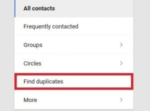 android duplicate contacts