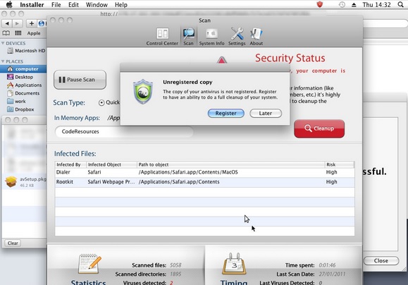 Malware removal for Mac