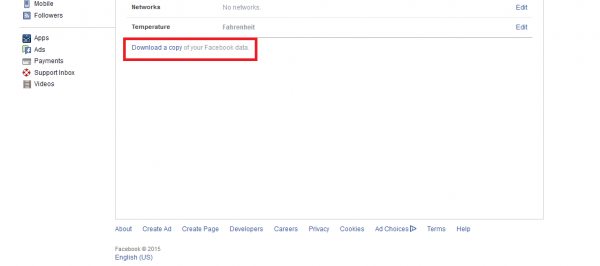 download Facebook photos