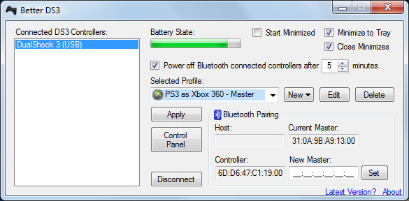 use snakebyte ps3 controller on pc with better ds3