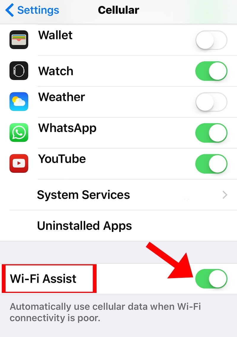 Wi-Fi Assist