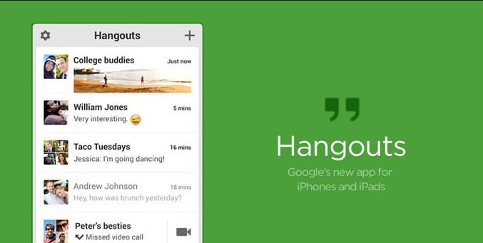 Instant messaging apps for android