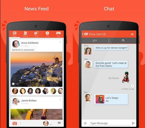 Instant messaging apps for android