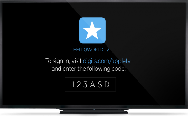 Twitter Introduce Digits for tvOS to Improve Login Experience