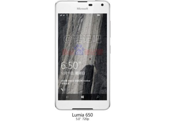 Lumia 650 white