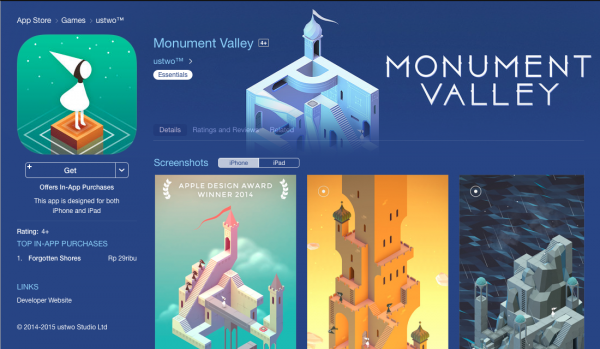 Monument Valley For iOS is Free For The First Time