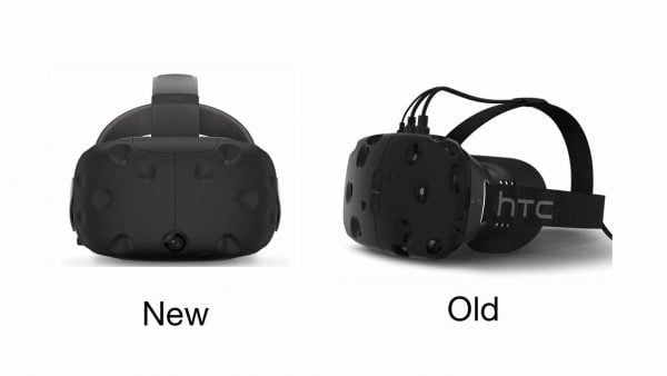 Teaser Bild des neuen HTC Vive Developer Kit Headsets und Controllers