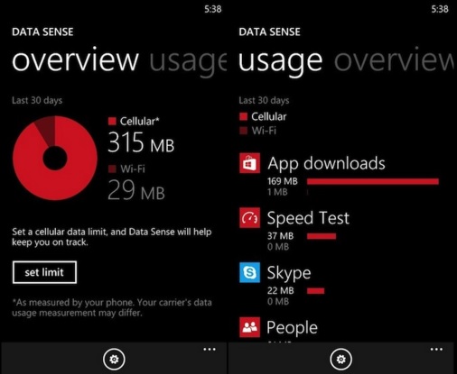 monitor Data usage Windows 7