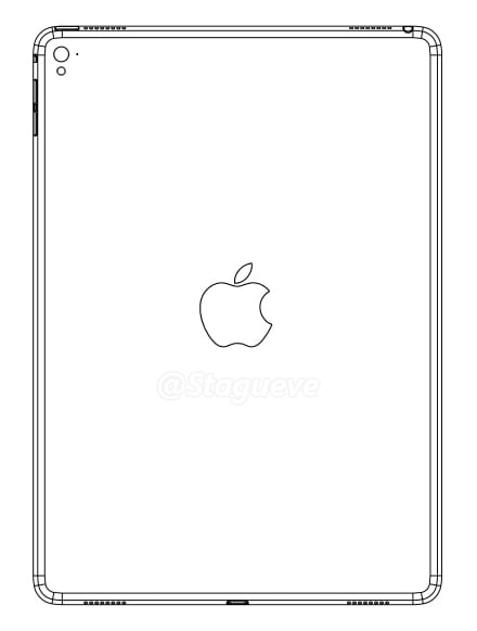 iPad Air 3 With Rear LED Flash And 4 Speakers Appears On The Leaked Schematic Image