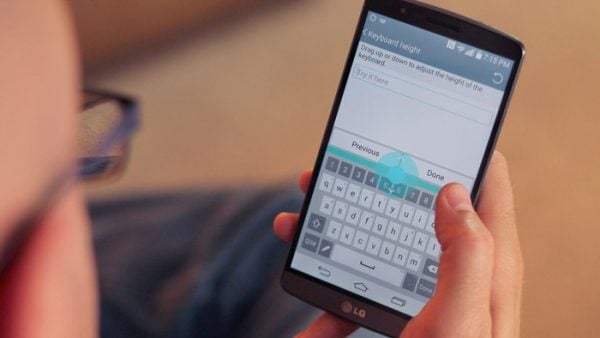 how to keyboard lag on LG G3