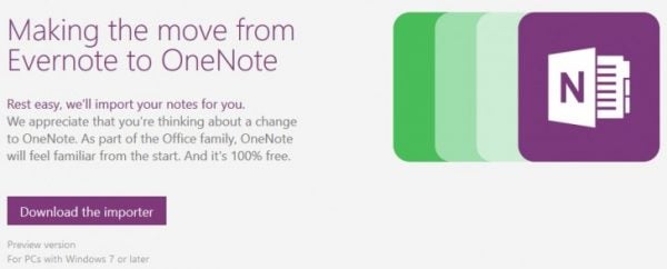 Microsoft OneNote Wants The Evernote Users To Switch To Their Service
