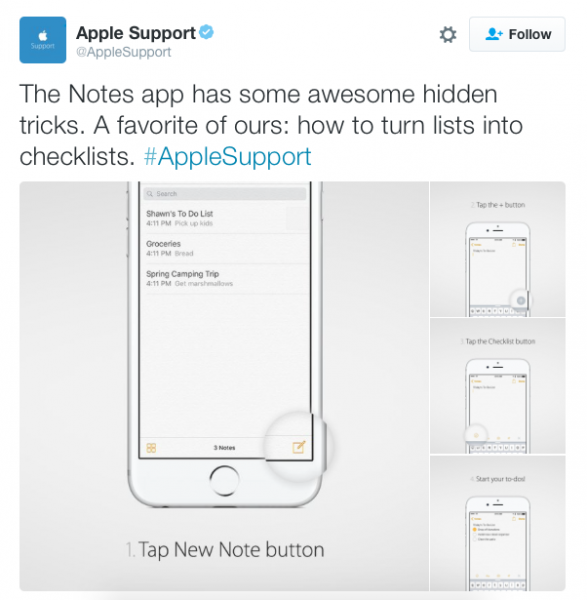 Apple hat das offizielle Support-Konto auf Twitter eingerichtet