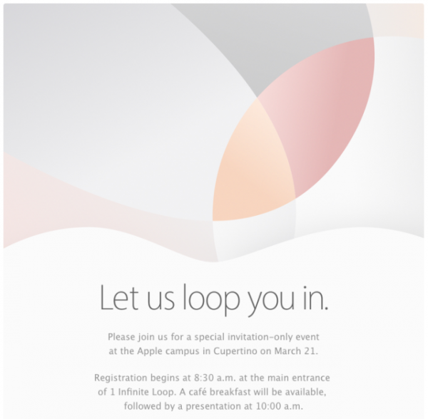 Apple Officially Announces Event On March 2, Titled 'Let Us Loop You In'