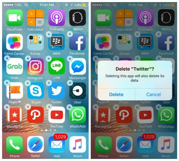 Apps iPhone löschen