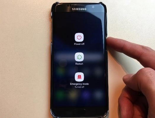 restart galaxy s7