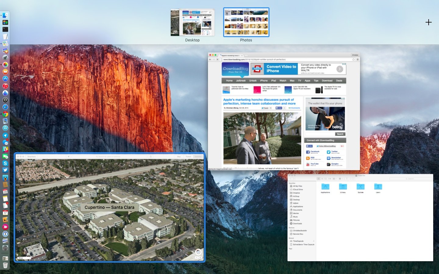 How to use split view on a Mac