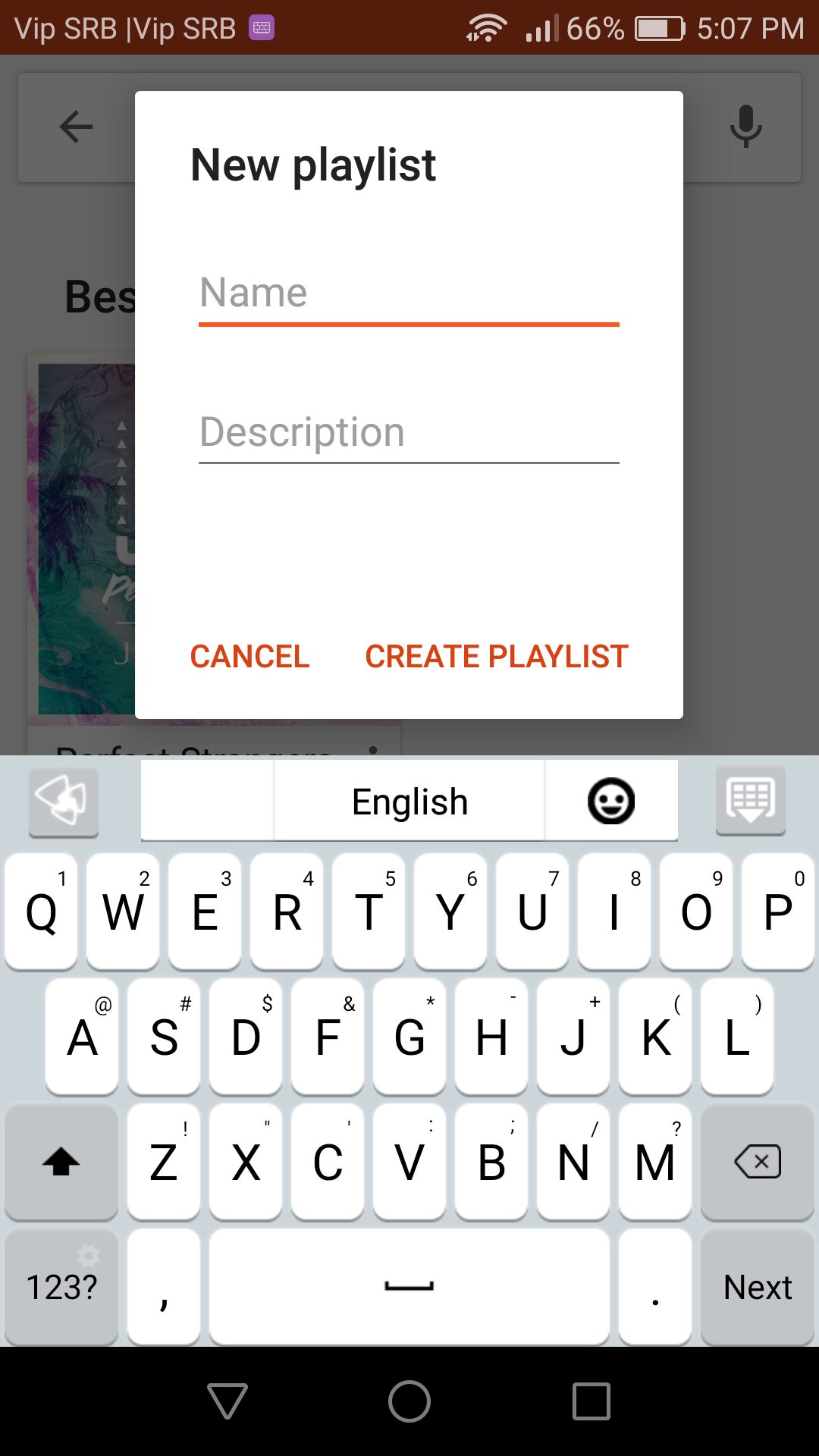 how to create a playlist in Google Play Music