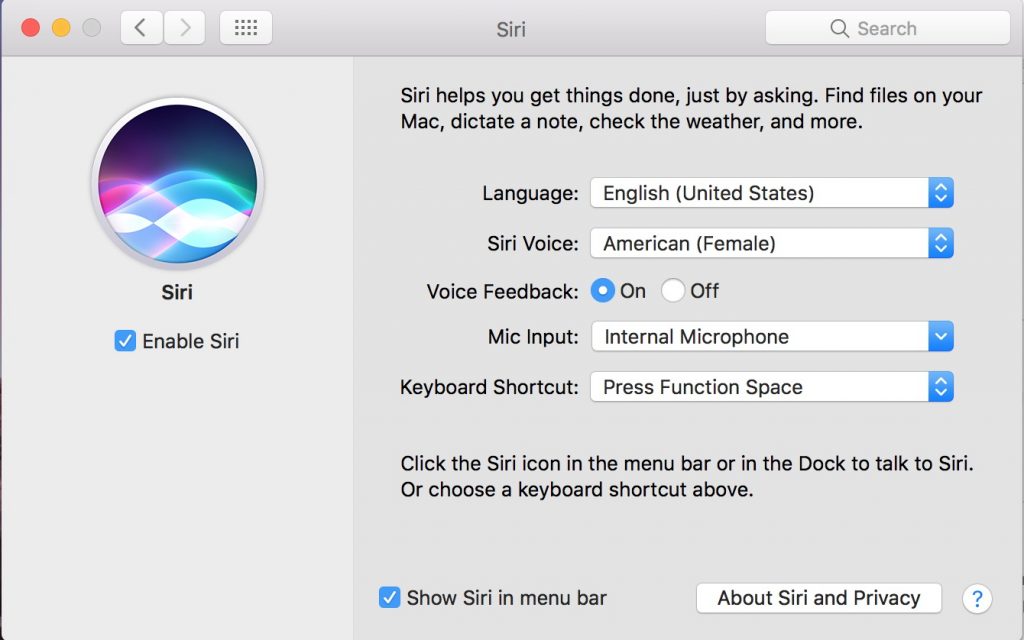 how to activate Hey Siri on a Mac