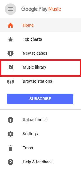 how to delete playlists in Google Play Music