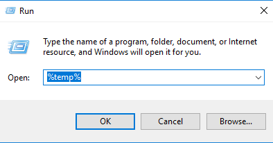 how to delete temporary files in Windows 10