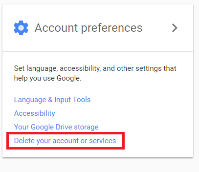 how to delete your Google account