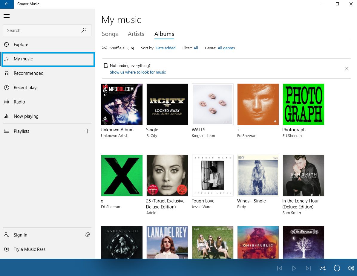 How To Add Music To Groove On Windows 10