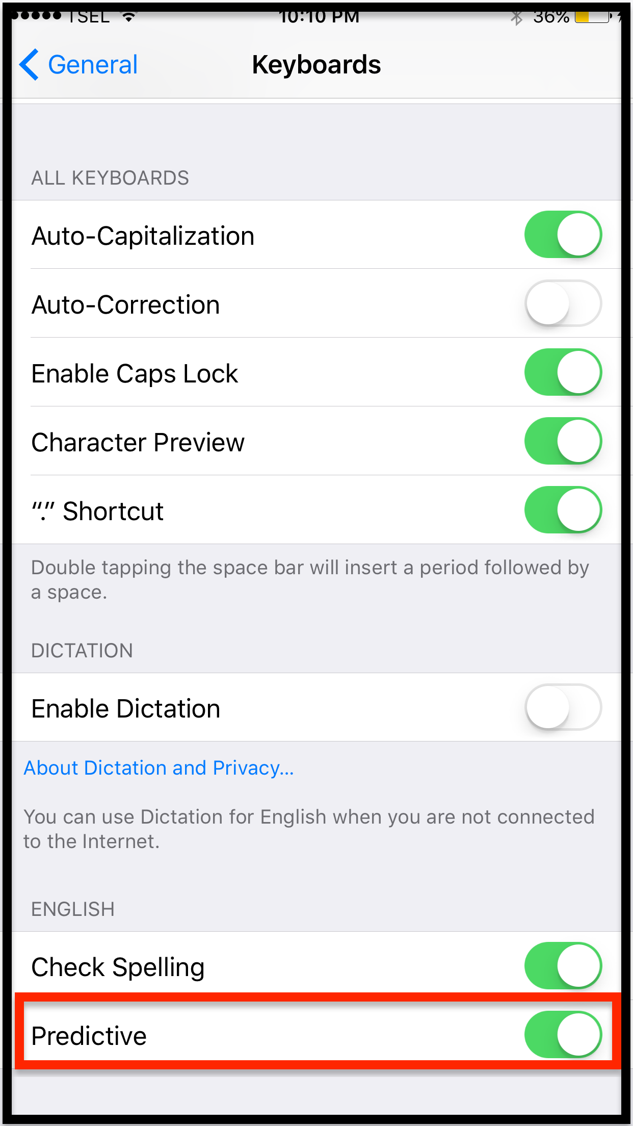 How To Turn Off Typing Suggestions In iOS