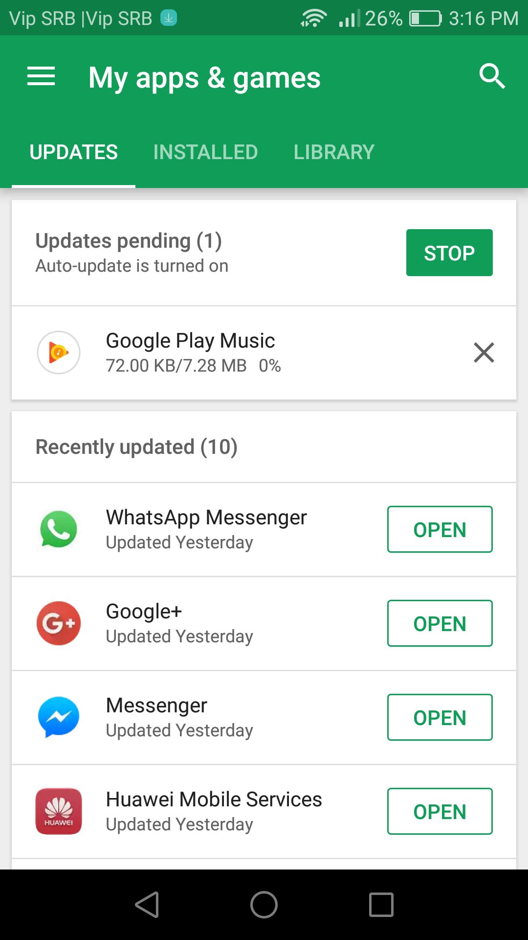 update all Android apps at once