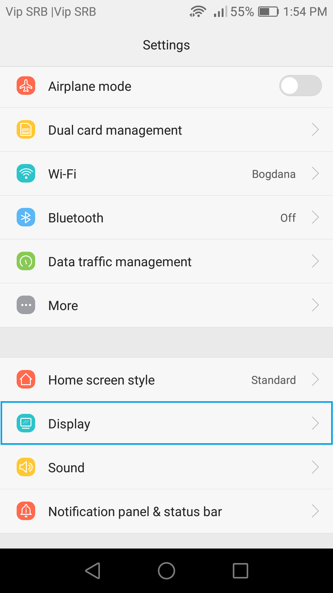 how to set screen timeout on Android