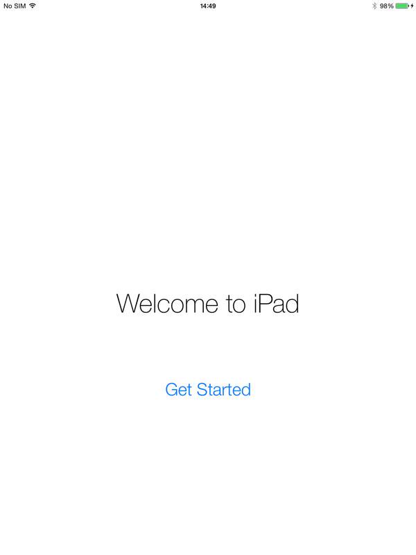 How to set up a new iPad
