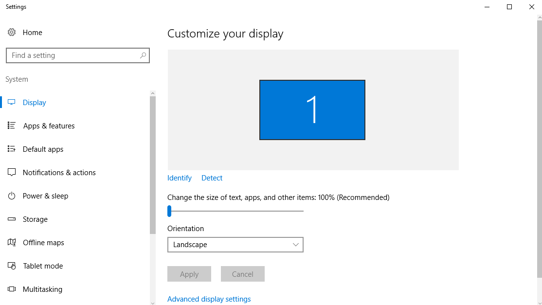 how to change the icon size in Windows 10